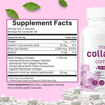 MULTI COLLAGEN PEPTIDES EN CÁPSULAS ORIGINAL - COMPRA 1 Y LLÉVATE 2